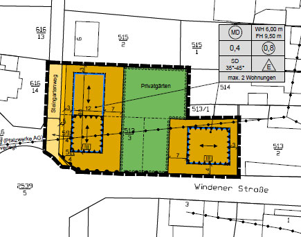B-Plan Windener-Strasse 1A B-Plan Windener-Strasse 1A
