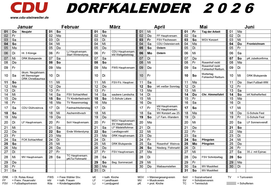 Dorfkalender-2026